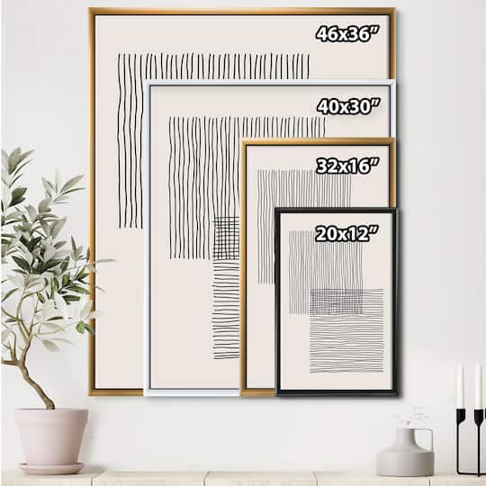 Designart - Minimal Geometric Lines And Squares II